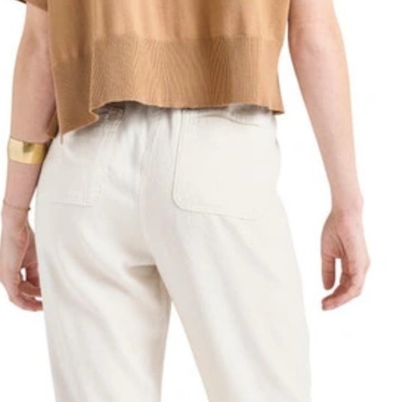 Splendid Perla Linen Blend Pull Draw String Straight Leg Lounger Pant Small NEW - Picture 5 of 9